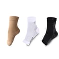 thumbnail image 4 of kurtrusly Chaussettes à Manchon de Compression Respirantes en Nylon pour Femmes, Protection de Cheville Anti-Fatigue, 4 of 7