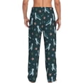 thumbnail image 3 of Picia Cute Turtle Mens Soft Woven Cotton Elastic Waistband Sleep Pajama Pant Lounge Sleep Pant With Pockets And Drawstring-Small, 3 of 9