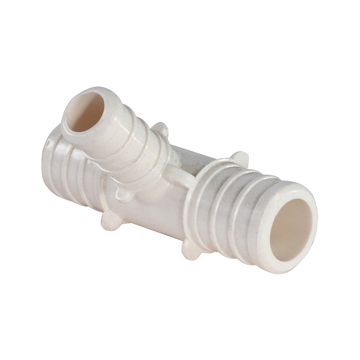 Supply Giant 5-3410PPRT Plastic PEX Poly Alloy Reducing Tee Barb Pipe Fitting 1 x 1 x 3/4 Inches Pack of 5