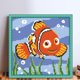 thumbnail image 2 of Kit Punto Cruz Pez Impreso Con Cuentas Bordado Arte para El 22x22cm, 2 of 9