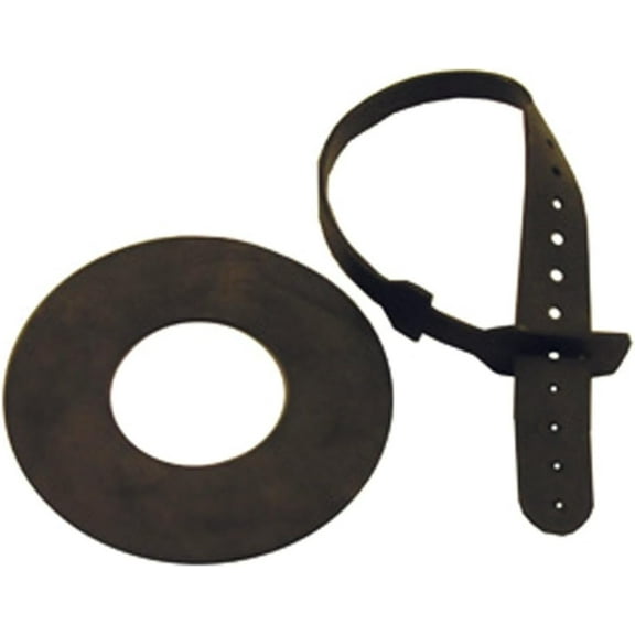 LASCO 04-2275 Toilet Flush Valve Replacement Strap and Disc for Universal Rundle and Sears