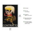 thumbnail image 2 of Contratto - Italian Sparkling Wine Champagne - Belle Époque Art - Vintage Advertising Poster by Leonetto Cappiello c.1922 - Master Art Print (Unframed) 13in x 19in, 2 of 4