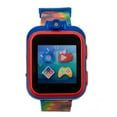 iTECH Jr Kids Smartwatch With Mini Mic & Headphones, Tie Dye Print