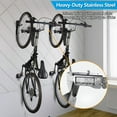 thumbnail image 3 of XIBUFE 2026 New [3 Pack] Bike Rack for Garage, Wall Mounted Bike Rack for Garage Wall Bike, Rack Storage Hanger System Vertical Bike Hook with Screws, 3 of 7