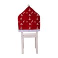 thumbnail image 3 of Funda de silla de Navidad sombrero rojo de Santa Claus cubierta Wdftyju de silla de comedor para Año Nuevo fiesta de Feliz Navidad decoración de mesa de cocina para el hog, 3 of 3
