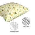 thumbnail image 4 of Throw Pillow Covers, Cute Citrus Color Pineapple Soft Square Pillow Cases with Invisible Zipper for Couch Bed Sofa, Farmhouse Fall Home Decor, 4 of 7