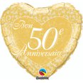 thumbnail image 1 of Premium 50th Birthday Foil Balloon - Unforgettable Decor, Extra-Long Float Time, 1 of 3