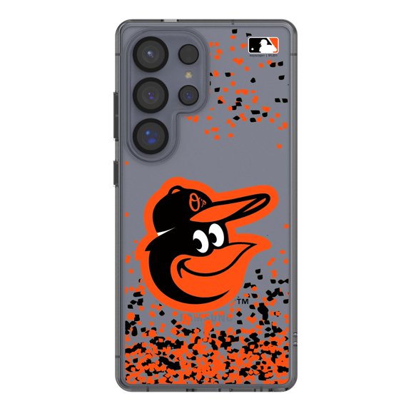 Baltimore Orioles Galaxy S8 Confetti Design Clear Case