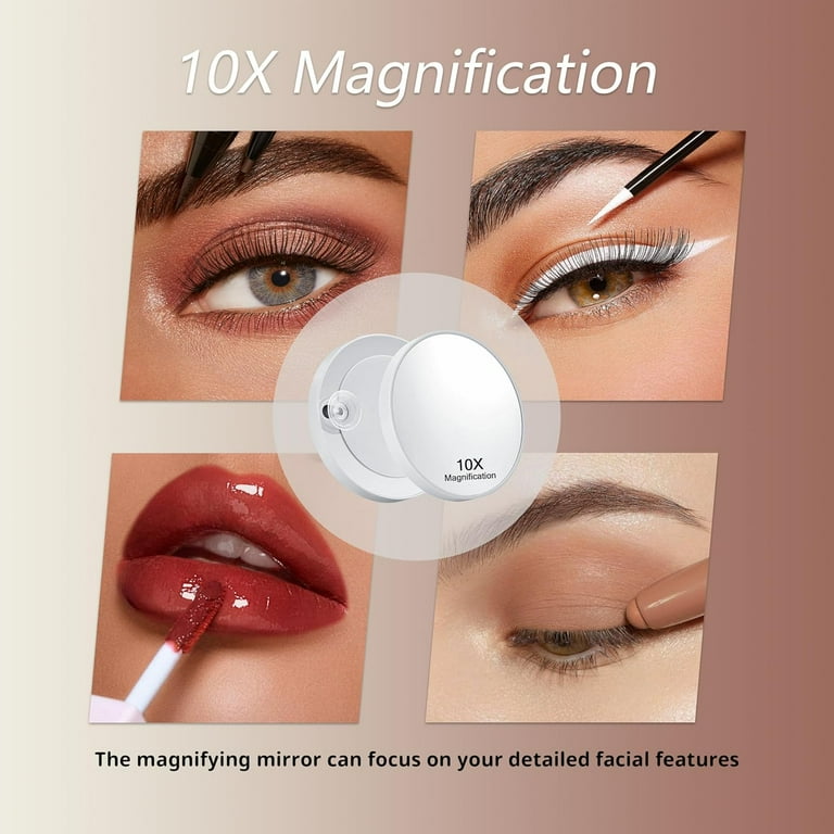 Vanity Mirror with 3-Color LED & 10X Magnifier photo 3
