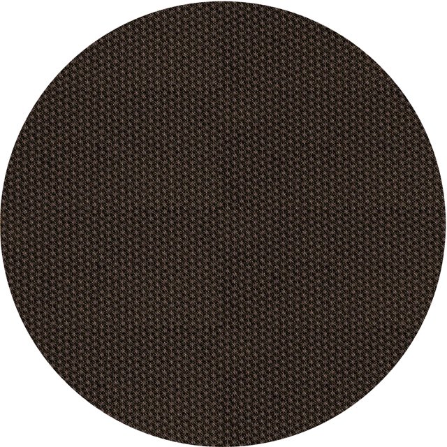 Ahgly Company Tapis d'Intérieur Rond Lavable en Machine Transitionnel Noir Nuit, 7 Pieds Rond