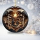 thumbnail image 4 of Decoraciones navideñas, adornos navideños, regalos de Navidad. Colgante circular con efecto de bendición de nacimiento y visión estereoscópica navideña. Adornos para coche., 4 of 6
