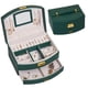 thumbnail image 1 of Caja de joyería verde multicapa con cerradura, caja de almacenamiento de joyas, caja de joyería para niños, pendientes de princesa, caja de almacenamiento tipo cajonera Rojo Verde, 1 of 5