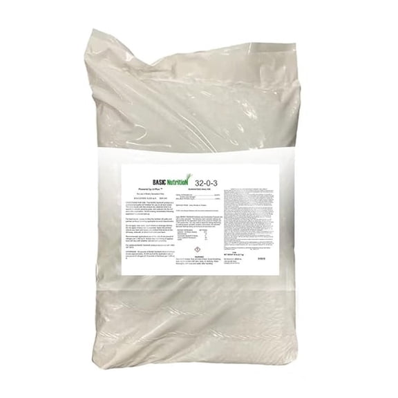 Lesco Basic Nutrition Fertilizer Stabilized Nitrogen 32-0-3 25% U-Plus 50 lb.