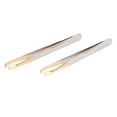thumbnail image 1 of Pinzas Cosméticas, Pinzas De Precisión Pinzas Para Depilación De Cejas 2 Piezas Seguras Para Cejas Vello Facial Para Cabello Encarnado, 1 of 7
