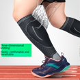 thumbnail image 2 of Funda para pierna deportiva de punto, alargada, transpirable, retráctil a presión, para baloncesto, fútbol, montañismo, protector para el cabello, 2 of 5