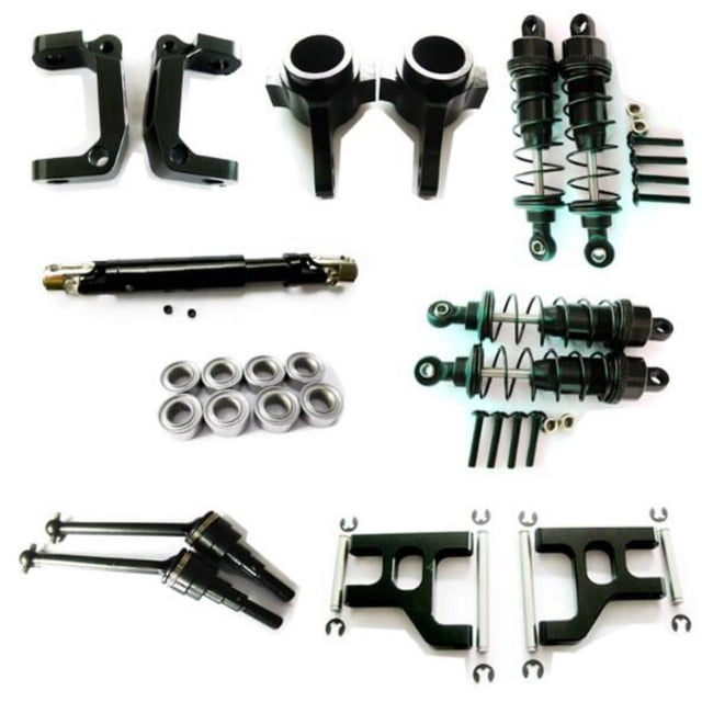 fastboy RCGOFOLLOW Front Rear Portal Axle DIY Kit Durable Rc Front Rear Portal Axle DIY Kit For 1/10 Tamiya Tt01 On-Road Vehicles TYPE1