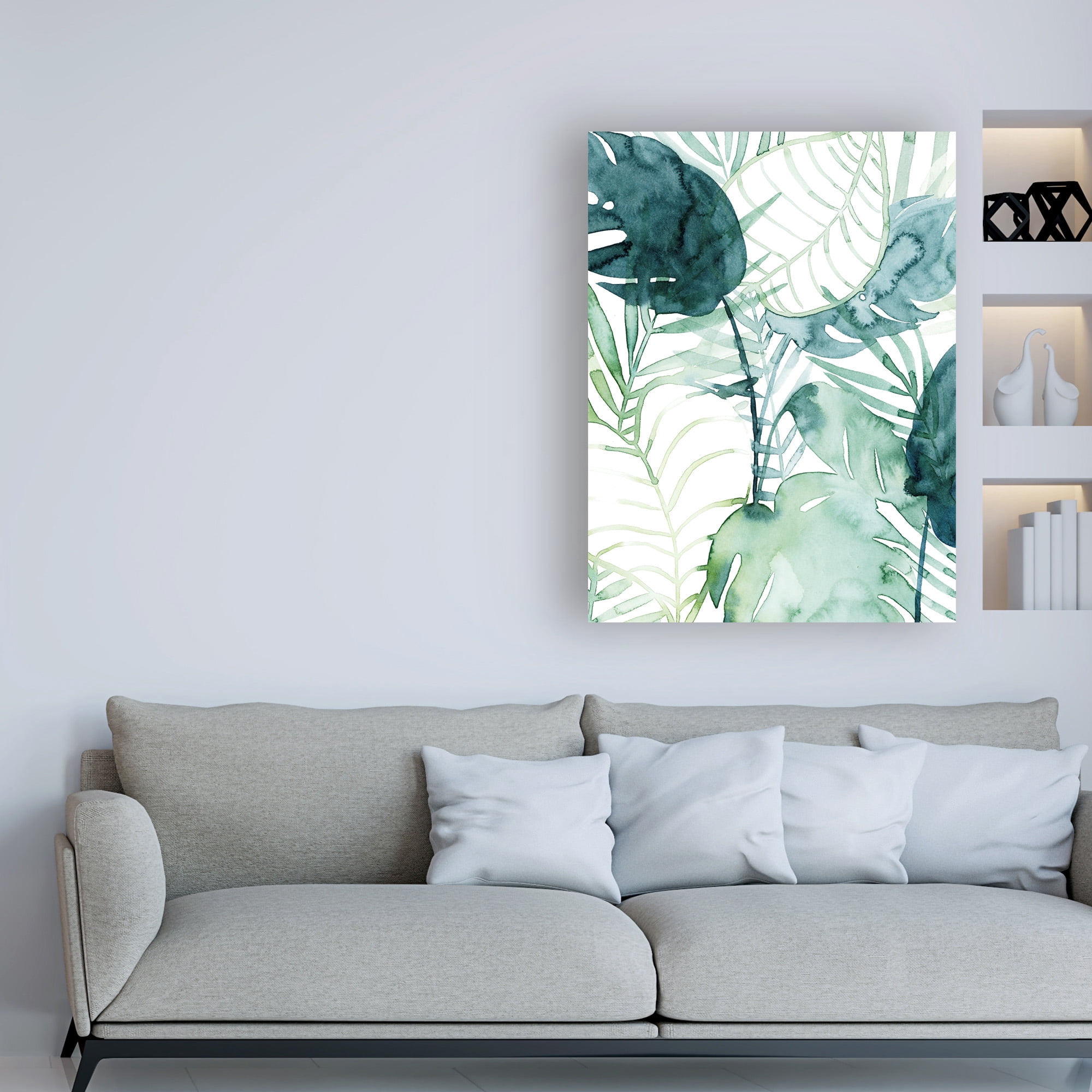 Trademark Fine Art 'Palm Pieces II' Canvas Art by Grace Popp