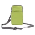 thumbnail image 1 of Greeniant Bolso de lona a cuadros Bolso elegante y espacioso para viajeros de moda que usan cinturón Bolso para teléfono móvil Bolso universal Mochilas de mochilero verde, 1 of 6