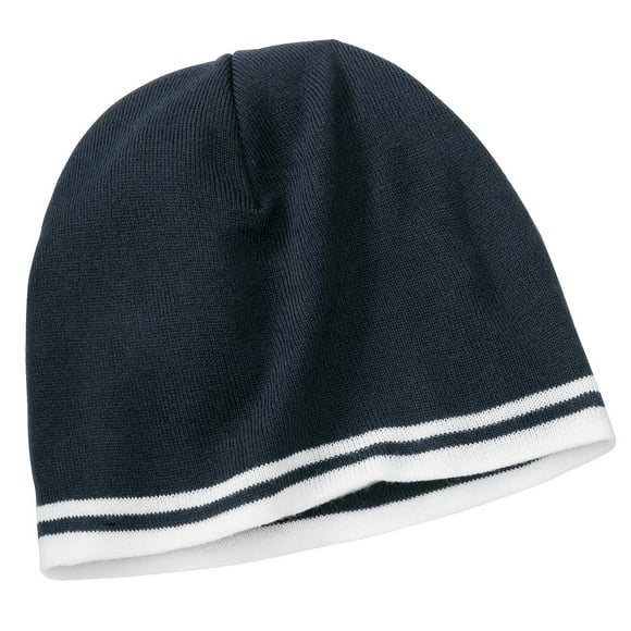 Gorra de calavera de punto fino con rayas de Port & Company?. CP93 Puerto & Compa??a CP93