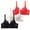 Black+White+Red, variant on adviicd Maidenform Bras for Women Women's Beauty Back Smoothing Strapless Bra, 4-Way Stretch Fabric, Lightly Lined Cups(Black+White+Beige,75C)