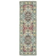 thumbnail image 2 of Oriental Weavers Zahra Hand-made Wool Area Rug - 75504 - 8' x 10' - in Grey/ Pink - Vintage Bohemian Style, Hand-Made Wool Rugs, Dining, Living Room Rug, 2 of 2