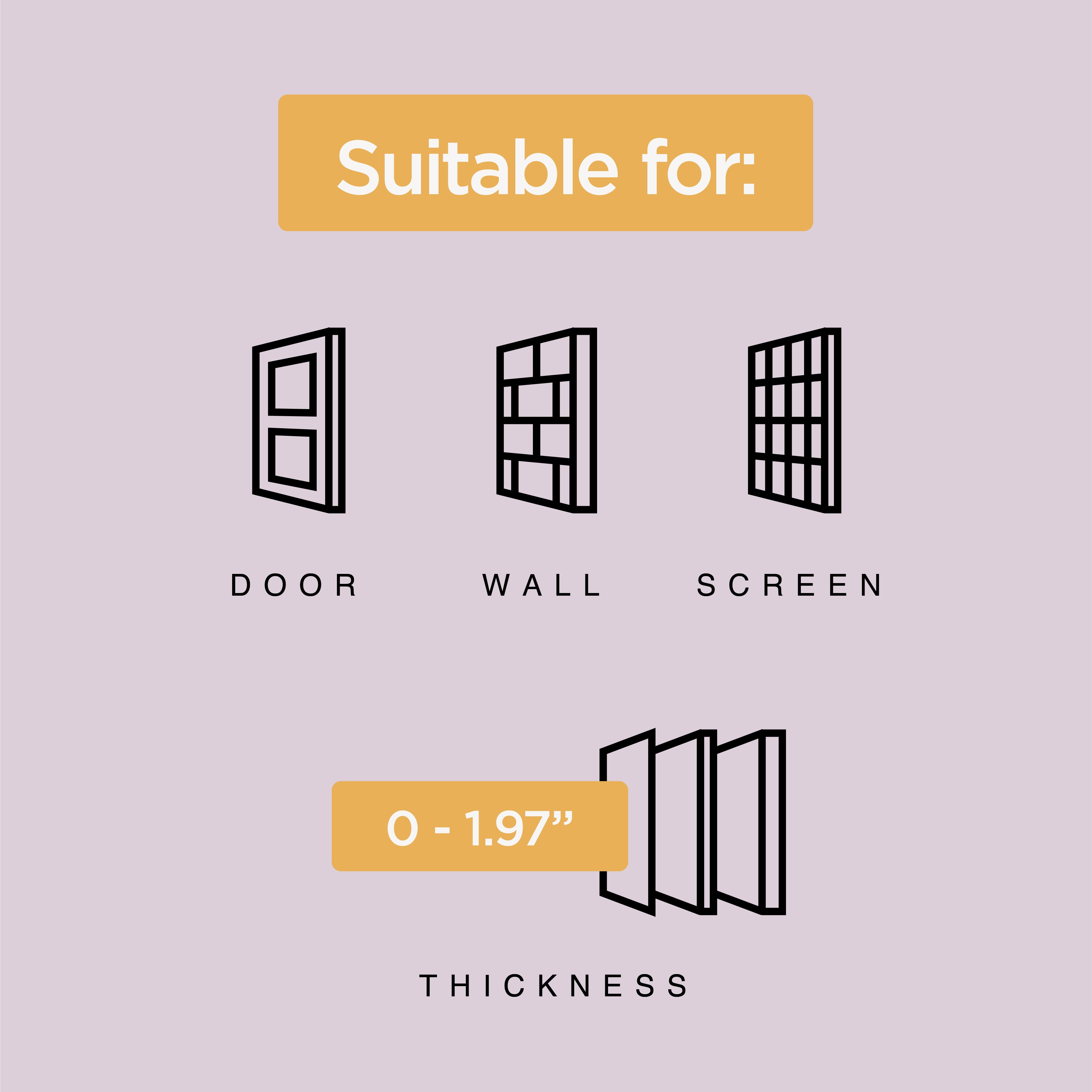 Hakuna Pets Black Small Cat Flap for Screens, Doors & Walls up to 1.97" Thick, for Cats up to 11 lbs