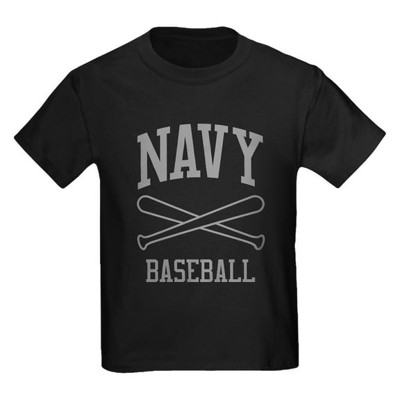CafePress - U.S. Navy Baseball Kids Dark T Shirt - Dark T-Shirt Kids XS-XL