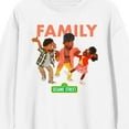 thumbnail image 2 of Sesame Street Grandma Nell & Family Crew Neck Long Sleeve White Adult Sweatshirt, 2 of 3