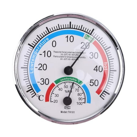 

Mini Indoor Thermometer Hygrometer 2 in 1 Temperature Analog Humidity Monitor