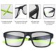 thumbnail image 4 of Monturas de gafas cuadradas grandes Unisex, gafas ópticas, gafas sin receta, montura completa, lentes transparentes reemplazables 54-18-140, 4 of 8