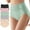 Multicolored, variant on 5-Pack Women's High-Waist Briefs, Striped Comfortable Soft Panties, Elegant Style, Daily Essentials
