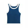 thumbnail image 2 of Blusa de poliéster para mujer, de moda, informal, de color liso, con tirantes, almohadillas para el pecho y la espalda, chalecos y tops moldeadores., 2 of 9