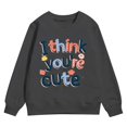 thumbnail image 4 of Valentines Day Outfit Boy Crewneck Sweatshirt Lover Heart Letter Print Long Sleeve Pullover Boys Sweatshirts for Girl 5-6 Years, 4 of 4