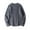 #099-Dark Gray, variant on Men's Sweater 90s Vintage Cable Knit Long Sleeve Heavy Crewneck Pullover