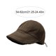 thumbnail image 5 of Gorra de béisbol de color sólido con forro de terciopelo ajustable para mujer, diseño con protección para las orejas, para exteriores e invierno., 5 of 7