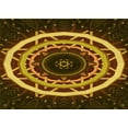 thumbnail image 1 of Ahgly Company Machine Washable Indoor Rectangle Transitional Night Red Area Rugs, 5' x 7', 1 of 7