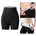 thumbnail image 3 of 3 Pantalones Cortos De Sauna Para Mujer, Pantalones De Chándal Capri Para Pérdida De Peso, Pantalones Cortos De Entrenamiento 1 Sunnimix Pantalones de sauna de fitness, 3 of 8