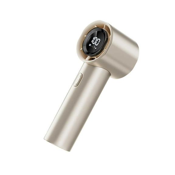 WINDLAND Portable Handheld Fan 3 Speed Mini Cooling Fan Rechargeable Electric Fan with Digital Display for Travel Home Use