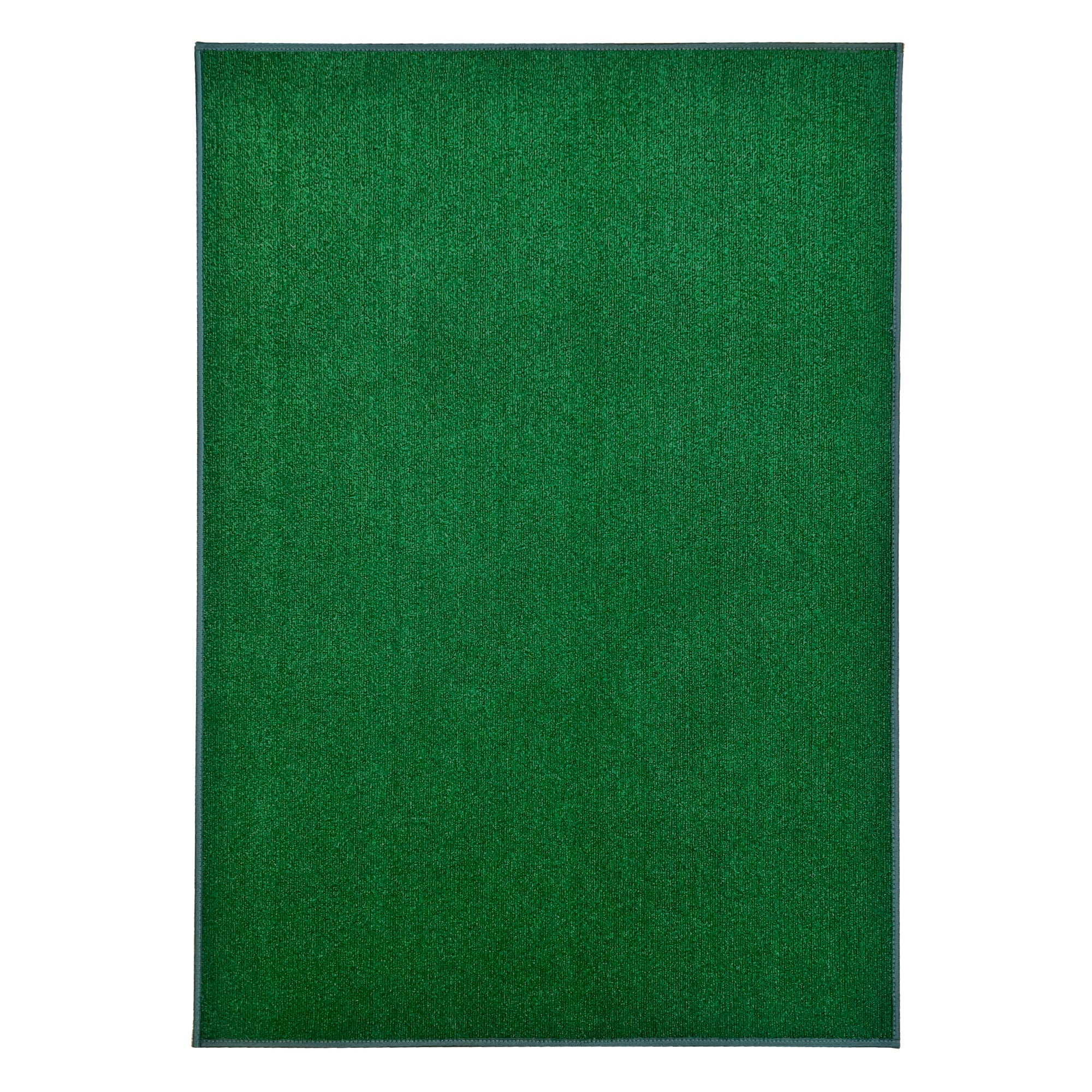 Koeckritz Rugs 10' x 12' Premium Ribbed Indoor/Outdoor Area Rug Quick Dry, Lightweight, Heather Green