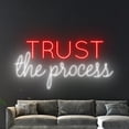 thumbnail image 5 of Handmadetneonsign Trust The Process Neon Sign, Quote Wall Art Decor, Custom Text Wall Decor, 5 of 5