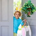 thumbnail image 5 of Clearance Items St. Patrick’S Day Leprechaun Wreath, Green Clover and Ribbon Design, Weatherproof Front Door Decor for Irish Holiday Celebrations St Patricks Day Decorations, 5 of 8