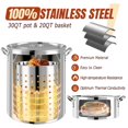 thumbnail image 2 of Kit de freidora de pavo de acero inoxidable Hidpriva 30 qt 55,000 BTU, 2 of 8