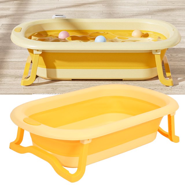 Bañera plegable ANGGREK para Bebé bañera plegable para Bebé Sentado Y Acostado de Gran Capacidad