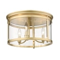 thumbnail image 1 of Golden Lighting - Payton - 3 Light Flush Mount-9.25 Inches Tall and 14.75 Inches, 1 of 6