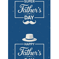 thumbnail image 4 of Vintage Design Happy Father's Day Banner Super Dad Blue Background for Father's Day Celebration Gift Decoration Dad's Party, 4 of 8