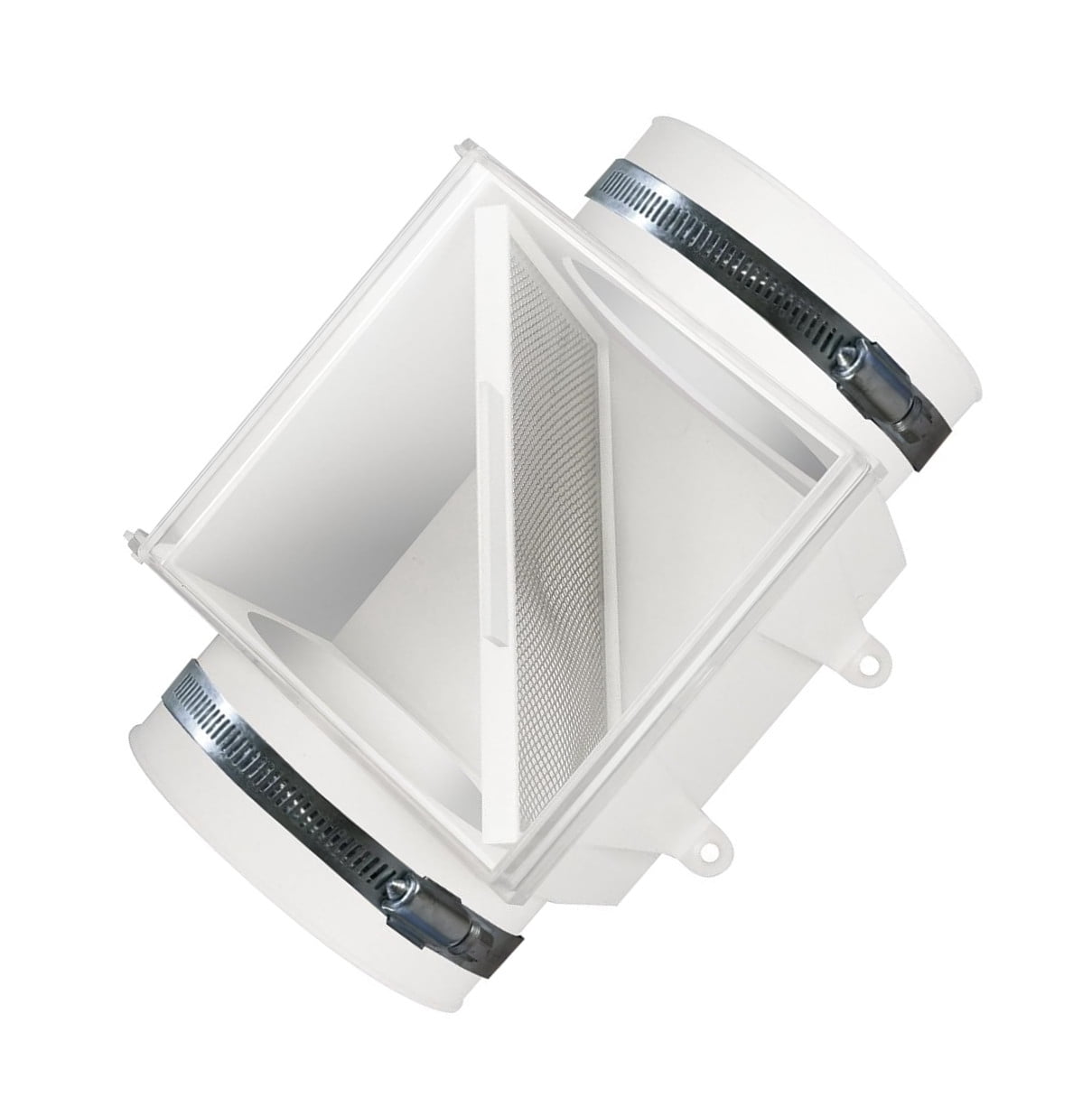 Dryer Duct Lint Trap fit for PCLT4WZW, Extra Heat Dryer Saver,Accommodates 4" Transition Ducts,1-Pack