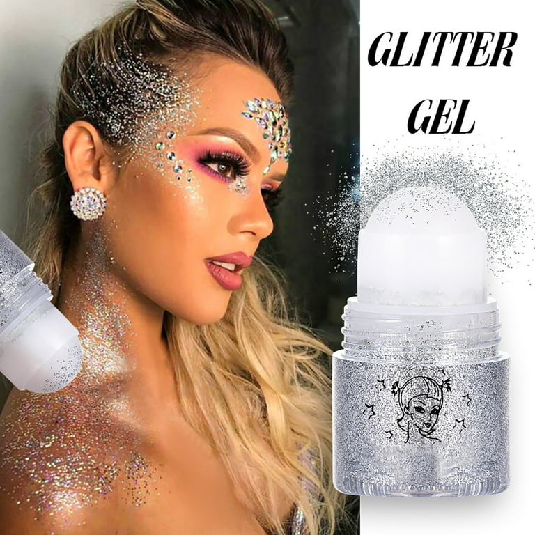 Body Glitter Gel Face Lip Sequin Eye Shadow Stage Festival Makeup