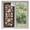 Black, variant on Boho Pink Flowers Window Privacy Film, Colorful Floral Spring Vintage Botanical Static Cling UV Sun Blocking Heat Control Window Tint Day and Night, Non-Adhesive One Way Privacy Cover 29.5''x78.7''
