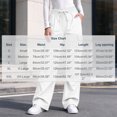 thumbnail image 3 of Kvture Women's Cargo Pants Casual Straight Wide Leg Work Pants Elastic Waisted Lightweight Loose Hiking Pant with Pockets, 3 of 8