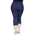 thumbnail image 3 of Stretch Is Comfort Women's Capri Yoga Pants | Adult Small- 7x, 3 of 6